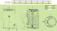 DRAŽICE zásobníkový ohřívač OKCE 100 NTR/2,2kW ( model 2016 ) nepřímotopný, stacionární   1108701101